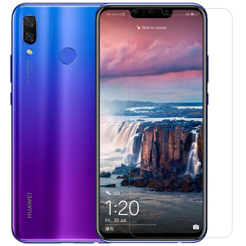 Kính cường lực trong suốt Huawei Nova 3 (Kèm miếng lau)