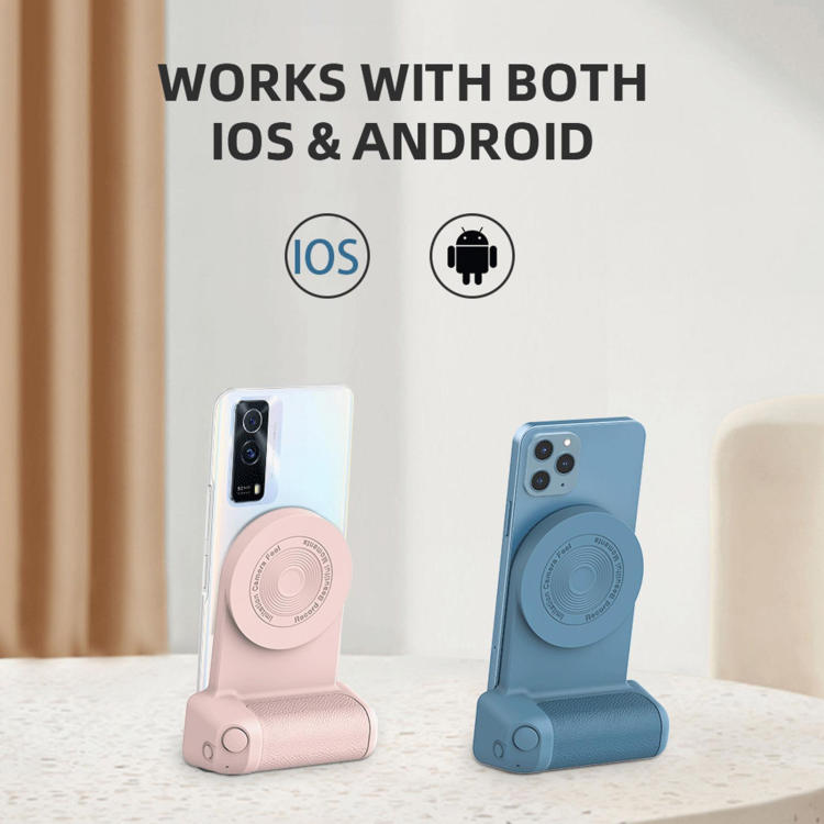 Ergonomic Handle -timer Wireless Camera Strong Magnetic Photo Bracket Desktop Wireless Charging Mobile Phone Bracket ordinary