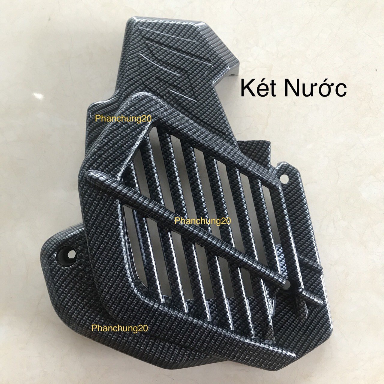 SH 2012 2013 2014 2015 2016 2017 ỐP KÉT NƯỚC ( QUẠT GIÓ ) DÙNG CHO ĐỜI XE SH CROM / CACBON