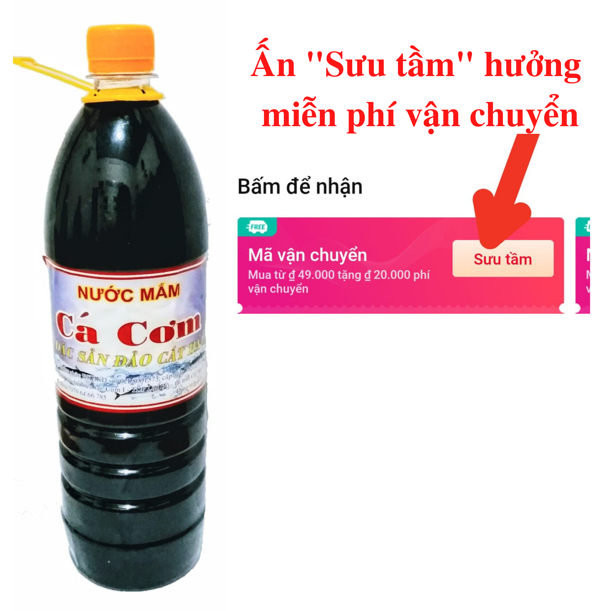 Nước mắm Chắt Cá Cơm Cát Hải (1 lít)