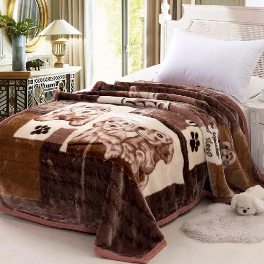Chăn tuyết nhung 3kg - mền nhung 2 lớp cao cấp