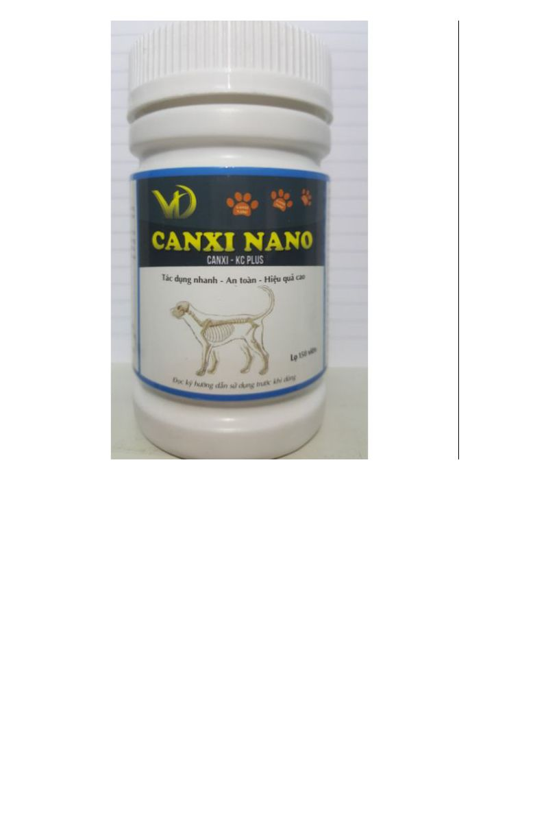 Viên canxi nano cho thú cưng