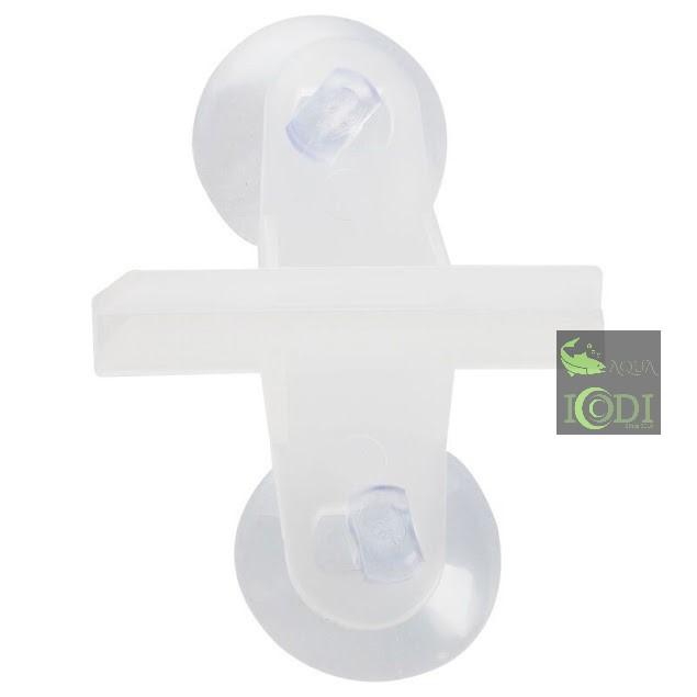 Mút kính giữ tấm ngăn bể (1 cái - màu trắng)