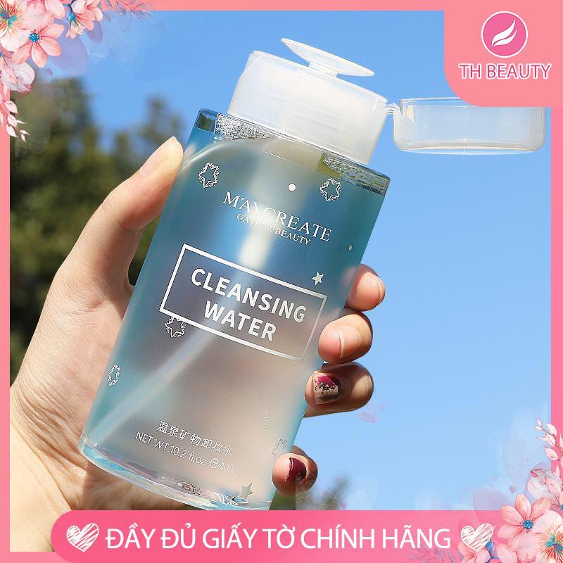 [Chính hãng] Nước tẩy trang Maycreate suối khoáng 300ml