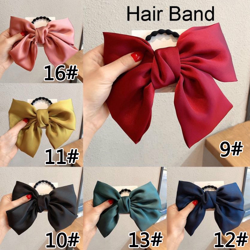 Dây Buộc Tóc / Kẹp Tóc Hình Nơ Thời Trang Dễ Thương Cho Nữ