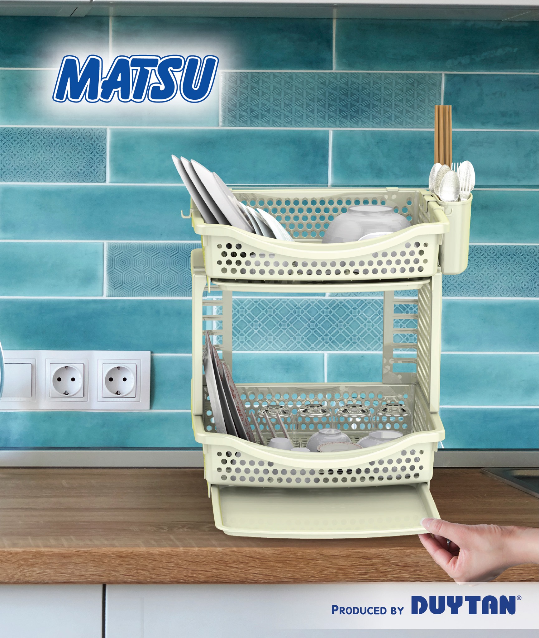 Kệ chén cao cấp Matsu Duy Tân size nhỏ