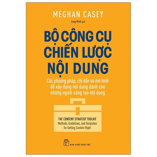 Sách bộ công cụ chiến lược nội dung - nxb trẻ