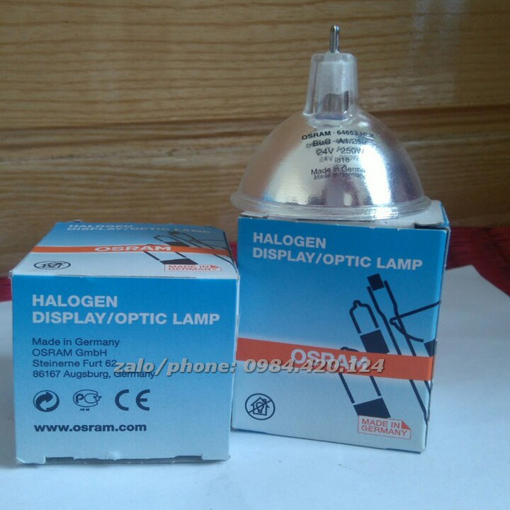 Bóng đèn Osram 15V 150W Bóng đèn halogen có chóa