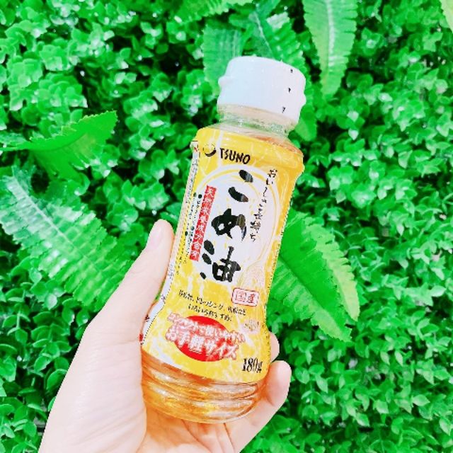 Dầu Gạo Nhật Bản Cao Cấp Tsuno 180gr chiên xào cho bé
