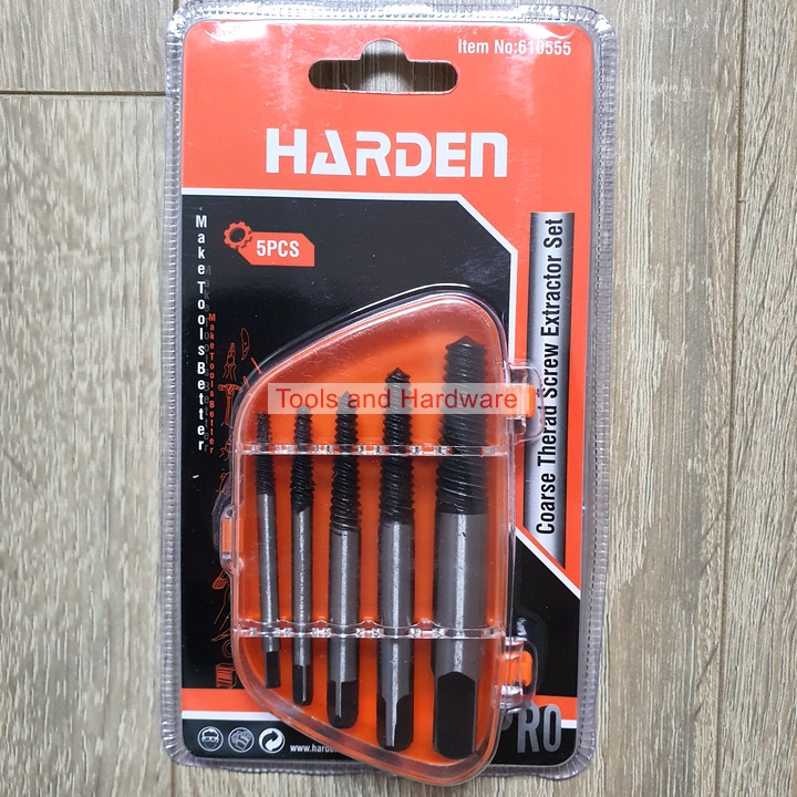 [Ảnh thật] [Chính hãng] Bộ tháo bu lông ốc vít gãy hãng Harden, Bảo hành 12 tháng