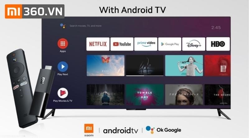 Mi TV Stick Android TV 1080P Quốc Tế - BH 6 Tháng