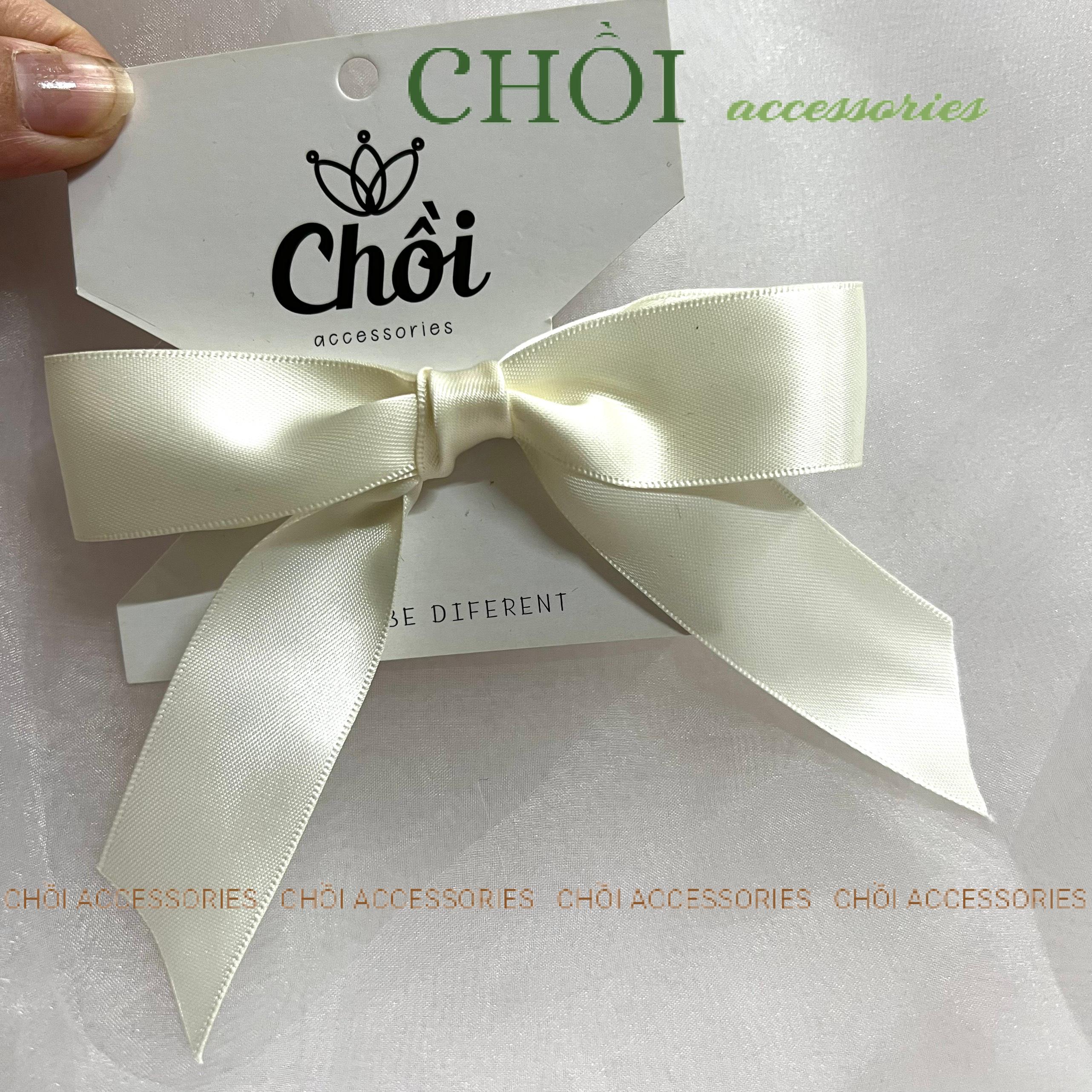 Cặp tóc, kẹp tóc nơ ruy băng cỡ lớn thời trang Hàn Quốc - Y008