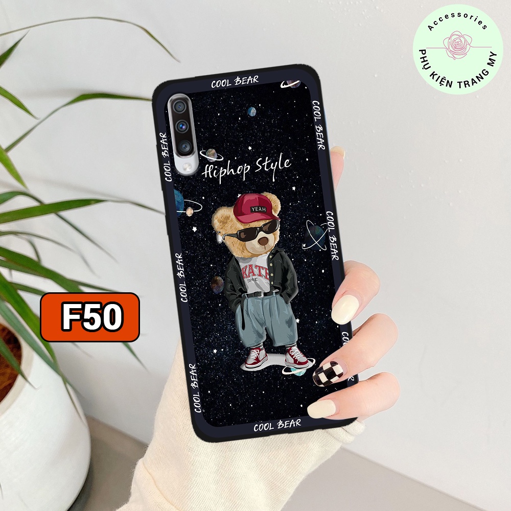 Ốp lưng samsung a70/ a70s bear brick, gấu cool bear thời trang cao cấp, ốp lưng dẻo rẻ bền đẹp