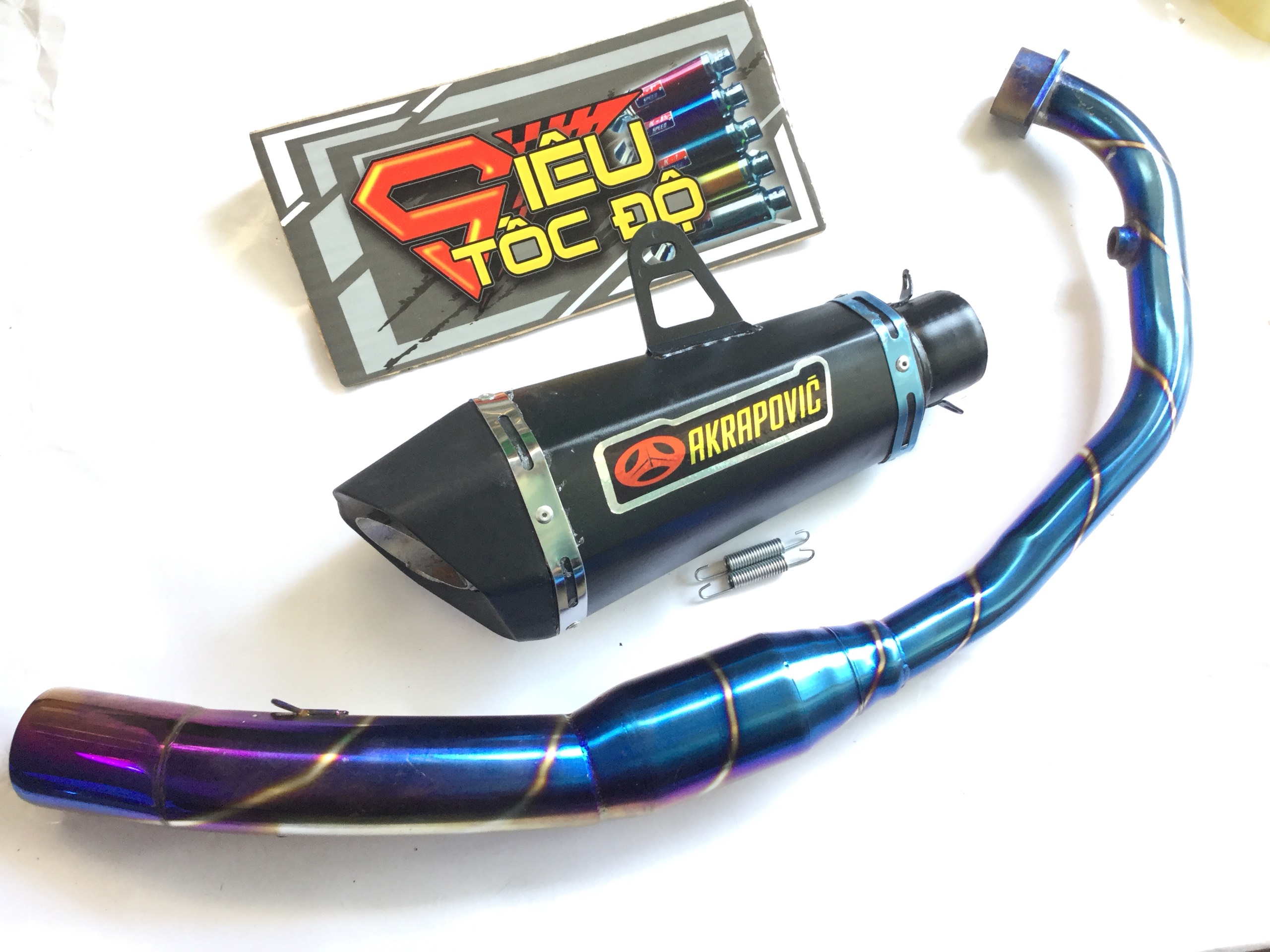 PÔ AKAPOVIC ĐEN FULL CỔ BẦU HƠI TITAN gắn wave, dream, sirius, axelo, exciter, winer, sonic, raider fi, satria, gsx , Sản Phẩm Chất Lượng, Gian Hàng Uy Tín, Giá Cả Cực Tốt, Mua Ngay.