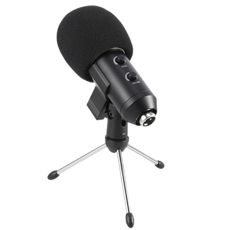 Bengzhar 2 miếng bọc bảo vệ mút xốp Micro Studio màu đen 75x60mm