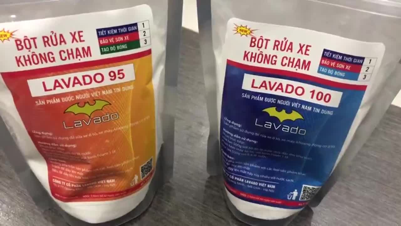 Bột rửa xe không chạm Lavado chính hãng