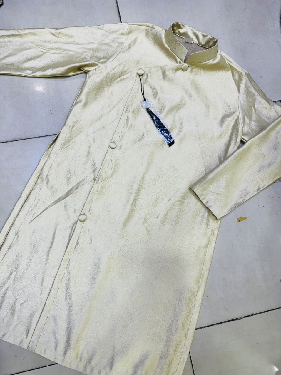 Áo dài truyền thống # áo tấc cổ phục cho nam # áo ngũ thân nam