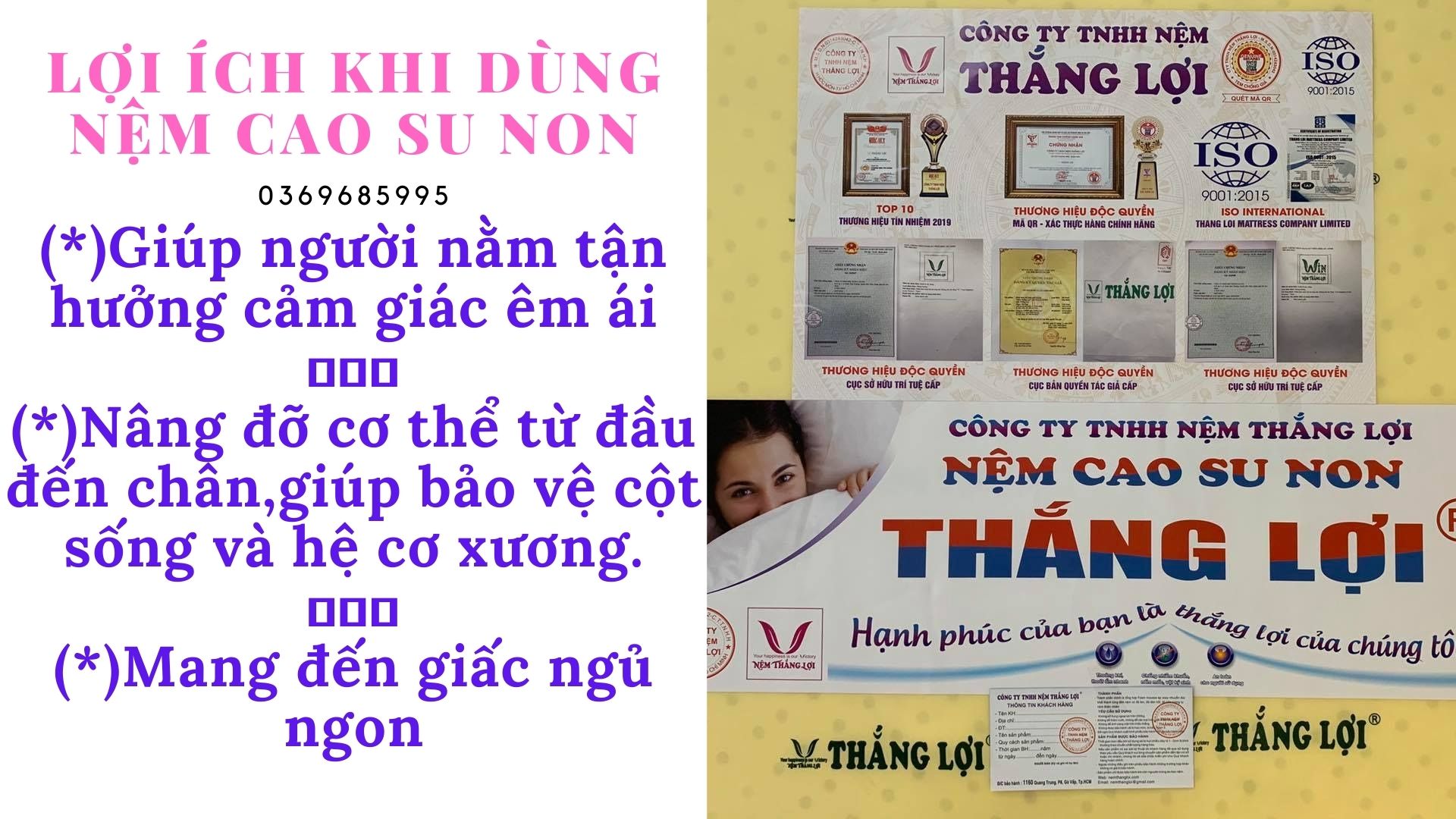 [HCM]NỆM CAO SU NON THẮNG LỢI 1M6X2MX10CM CAO CẤP CHÍNH HÃNG-FREE SHIP MAX