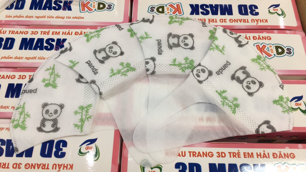 Hộp 50 chiếc khẩu trang 3D mask trẻ em (3D mask cho bé)