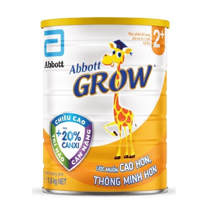 SỮA BỘT ABBOTT GROW 2+ 1.6kg / GROW GOLD 3+ 1.7Kg