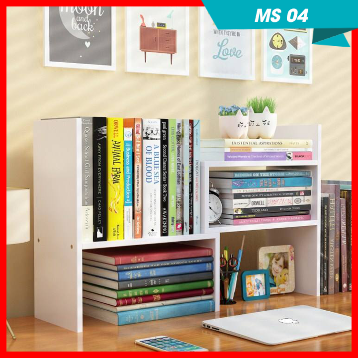 Kệ sách để bàn lắp ghép đa năng MS04