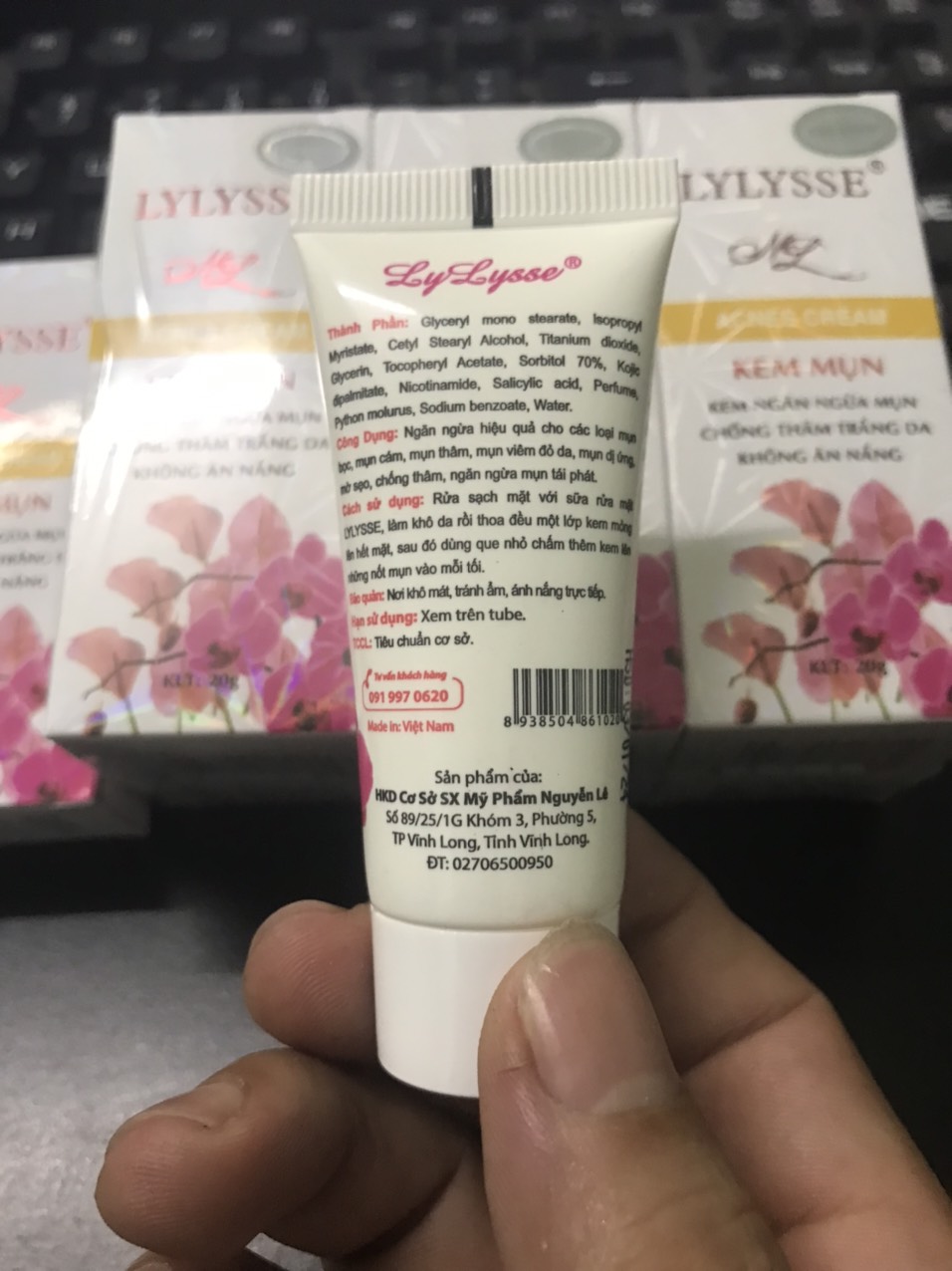 KEM MỤN THÂM MỜ SẸO LYLYSSE 20G