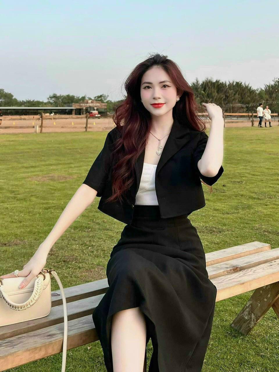 Set vest 3 món tiểu thư sang chảnh hàng chuẩn