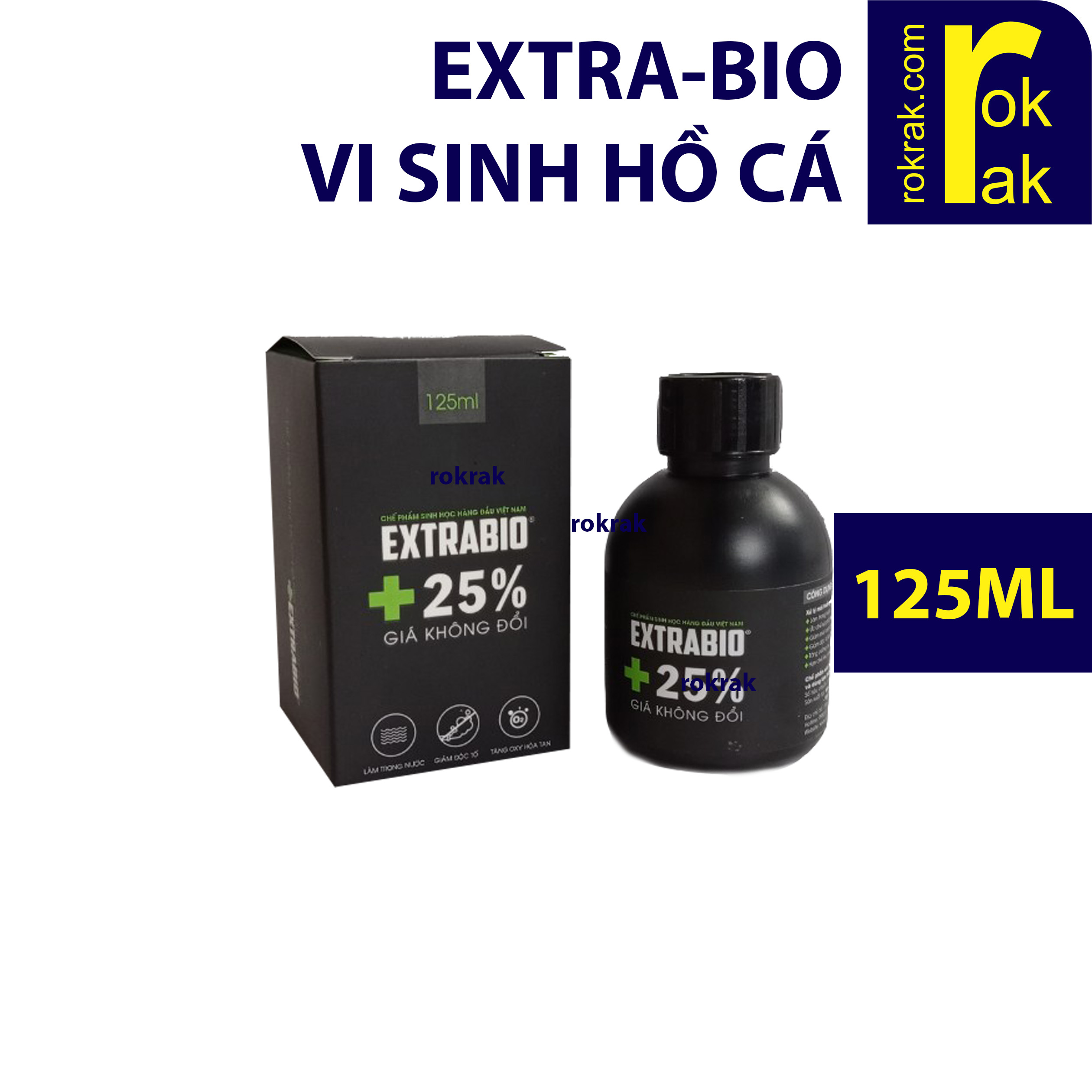 [HCM]Extra Bio 125ml Extrabio vi sinh tươi cho lọc hồ thủy sinh cá cảnh