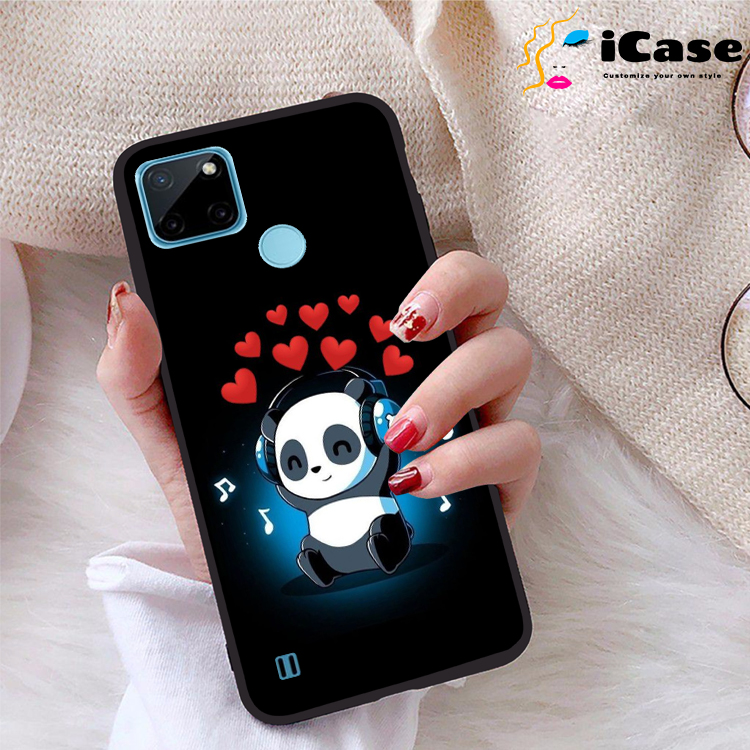 Ốp lưng Realme C21Y viền dẻo TPU BST Panda