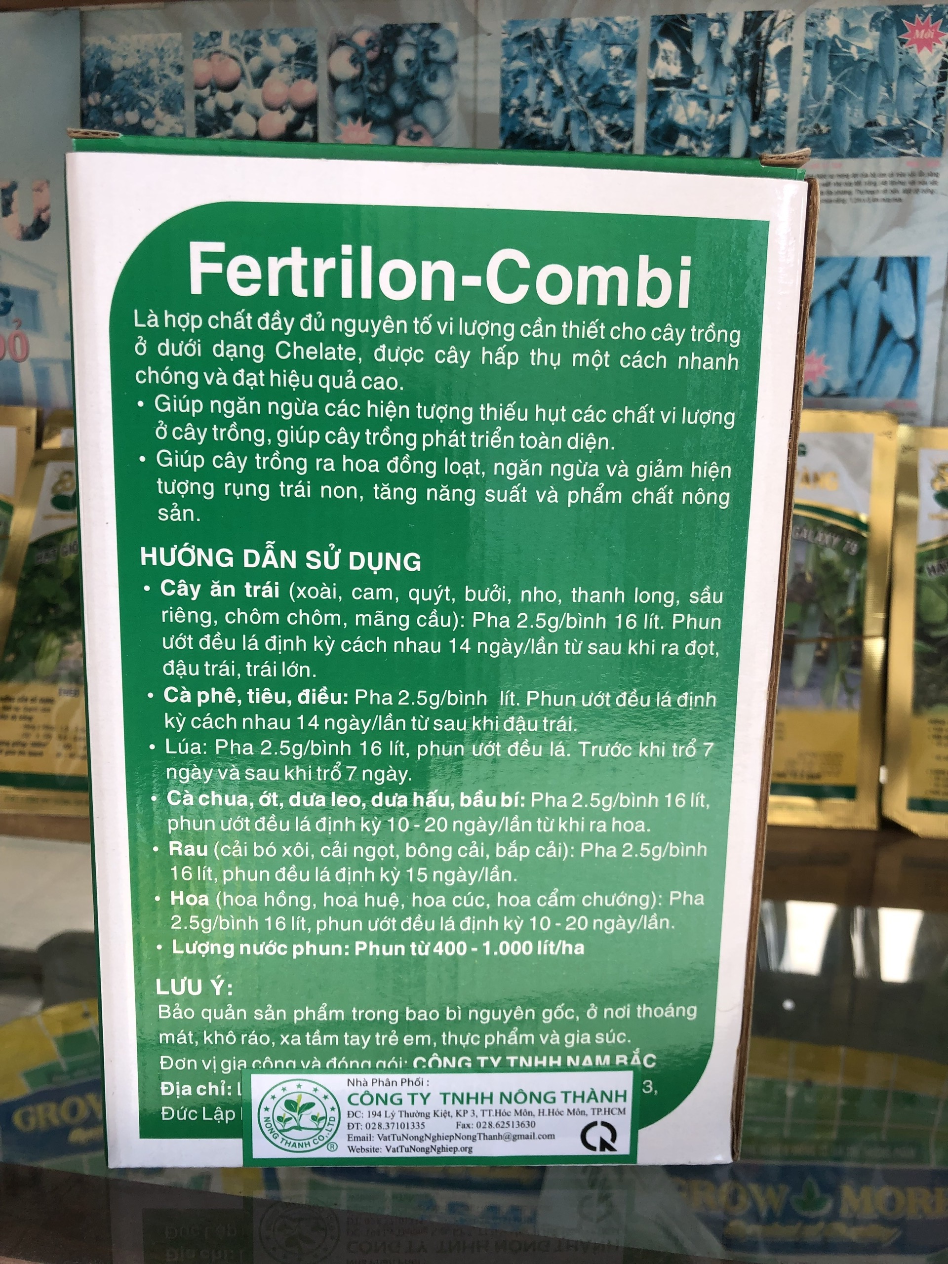 Dinh dưỡng qua lá Fetrilon Combi (25g/gói)