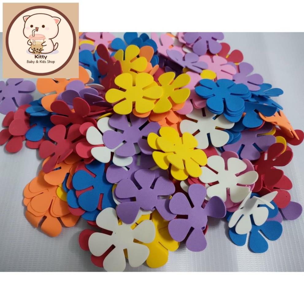 Hoa dập sẵn 100 bông 5cm, 7cm