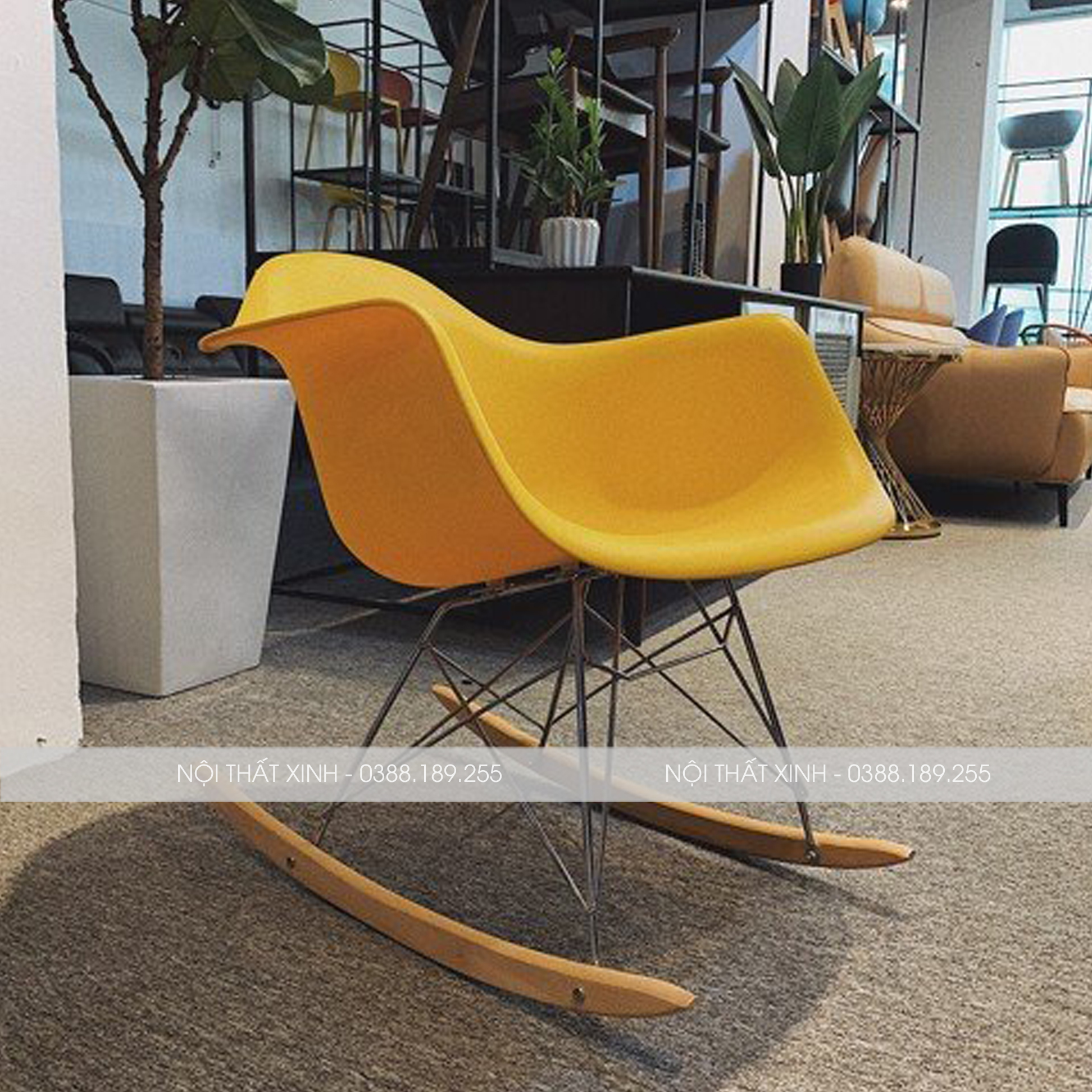 [GHẾ THƯ GIÃN] Ghế thuyền Eames bập bênh