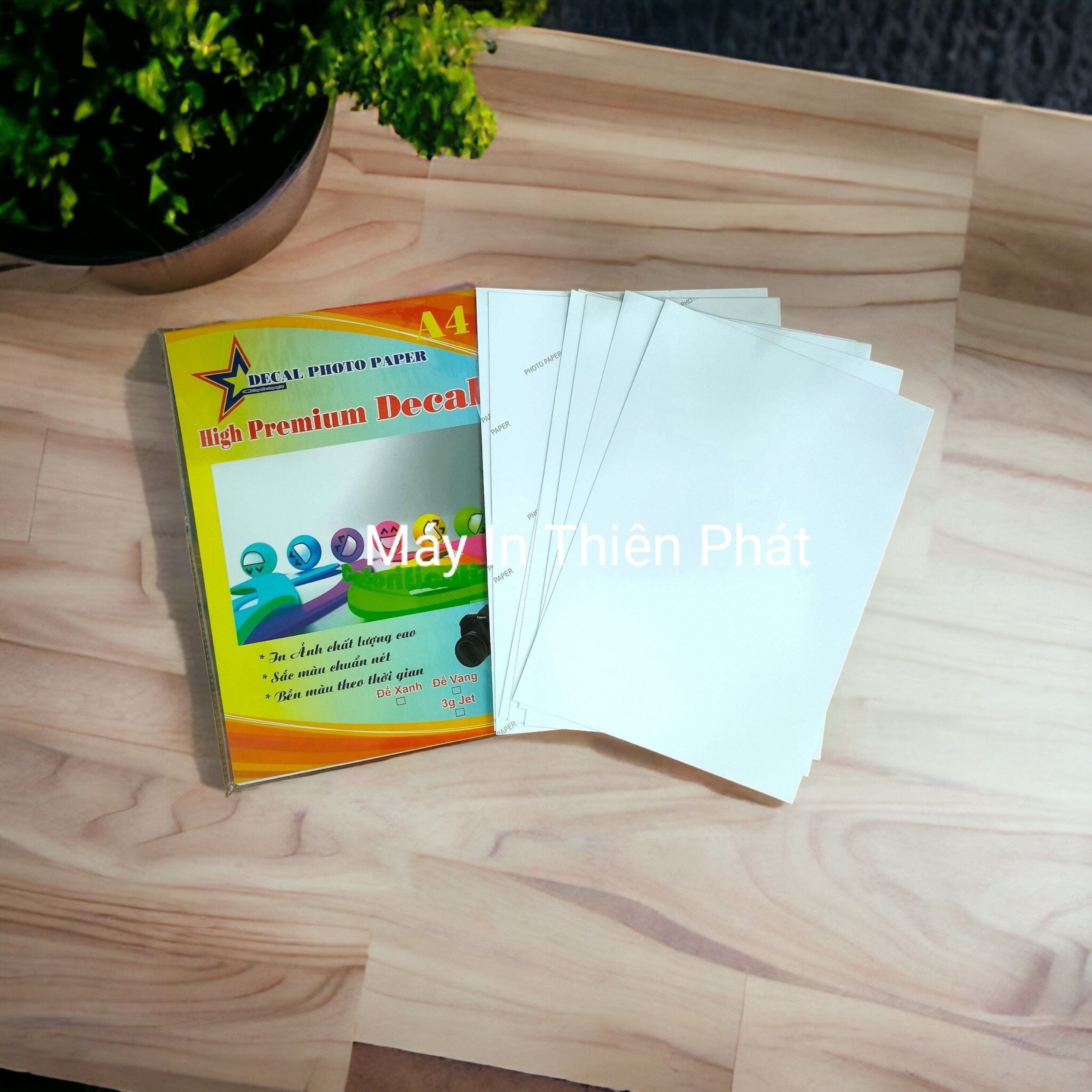 [HCM]Giấy In Nhiệt Decal Glossy 50 Tờ/ Xấp