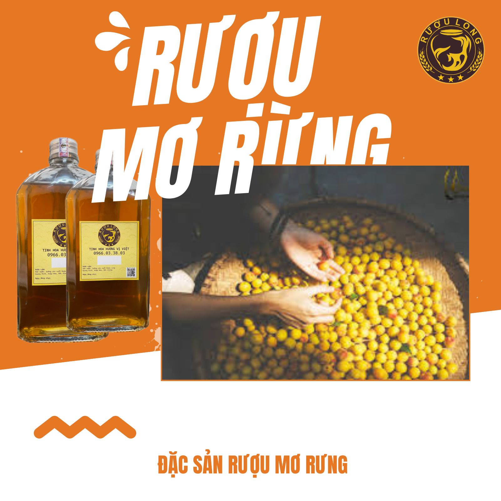 Rượu ngâm trái Mơ Rừng, hạ thổ