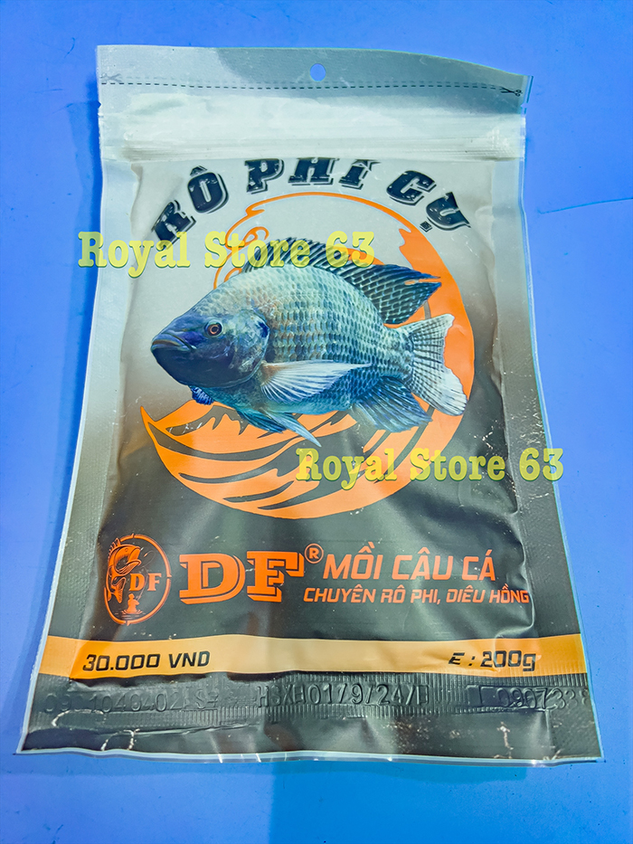 Rô Phi Cụ DF mồi cám câu cá chuyên cho rô phi, điêu hồng