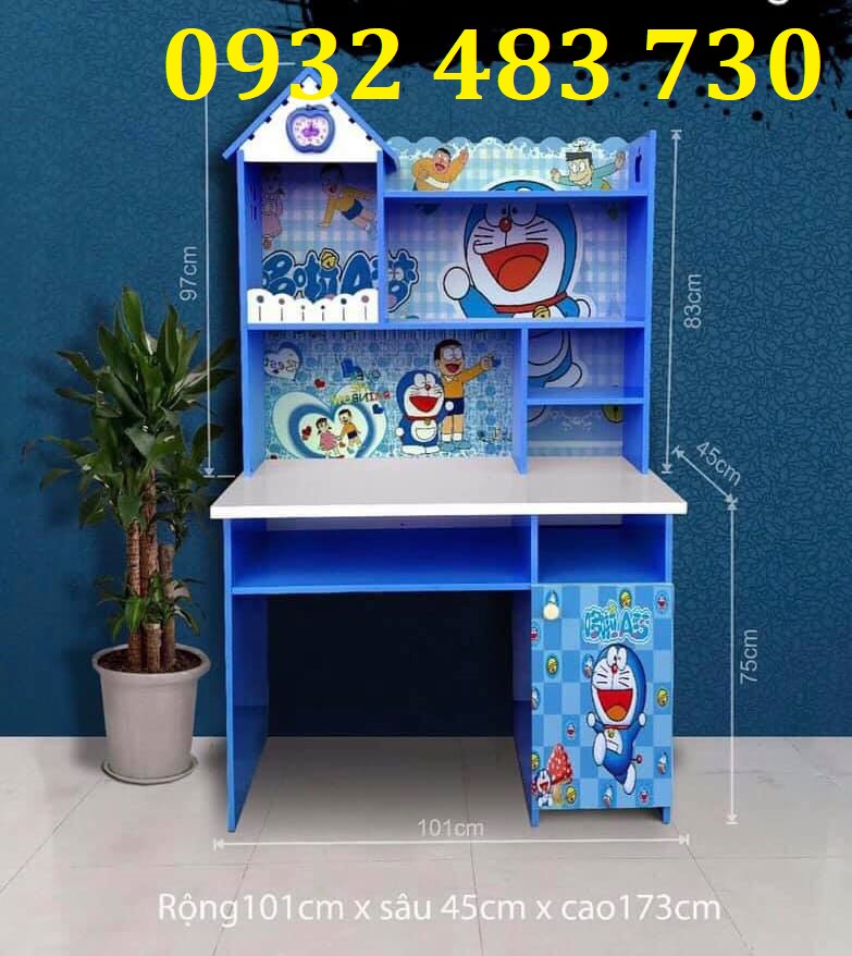 Bàn học sinh nhựa Đài Loan siêu nhân nhện rộng 1m- giao hàng tốc độ