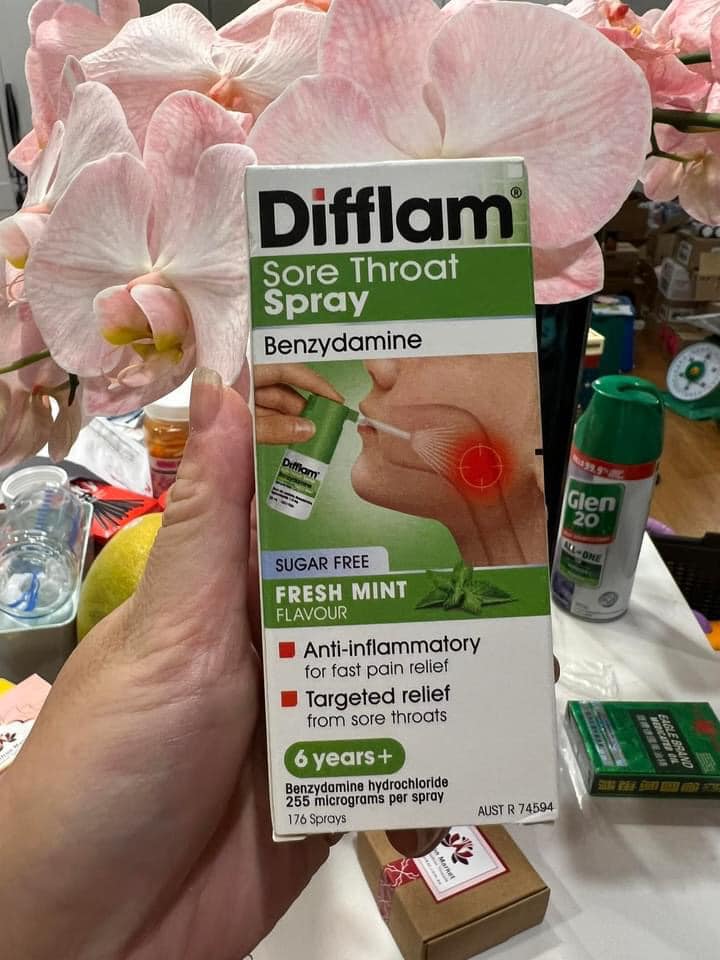 Xịt họng Difflam Anti-inflammatory Throat Spray 30ml