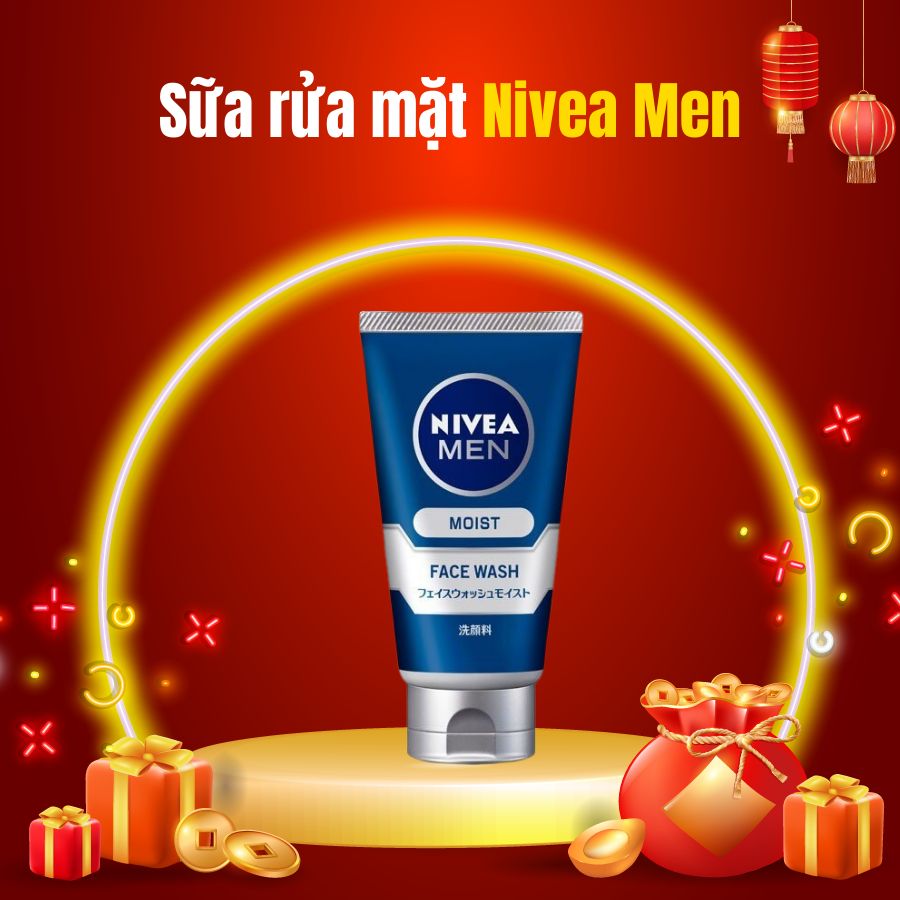 Sữa rửa mặt Nivea Men dành cho nam 100g (Nội địa Nhật Bản)