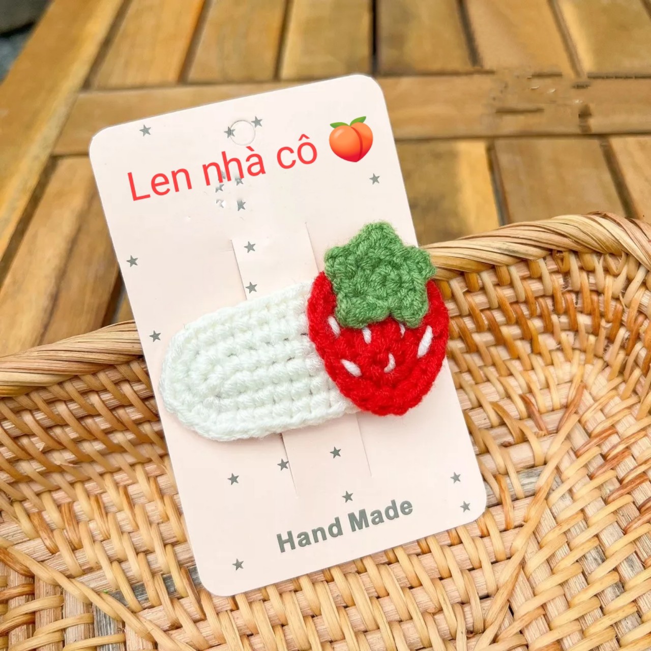 [ Handmade ] KẸP TÓC LEN NHIỀU MẨU