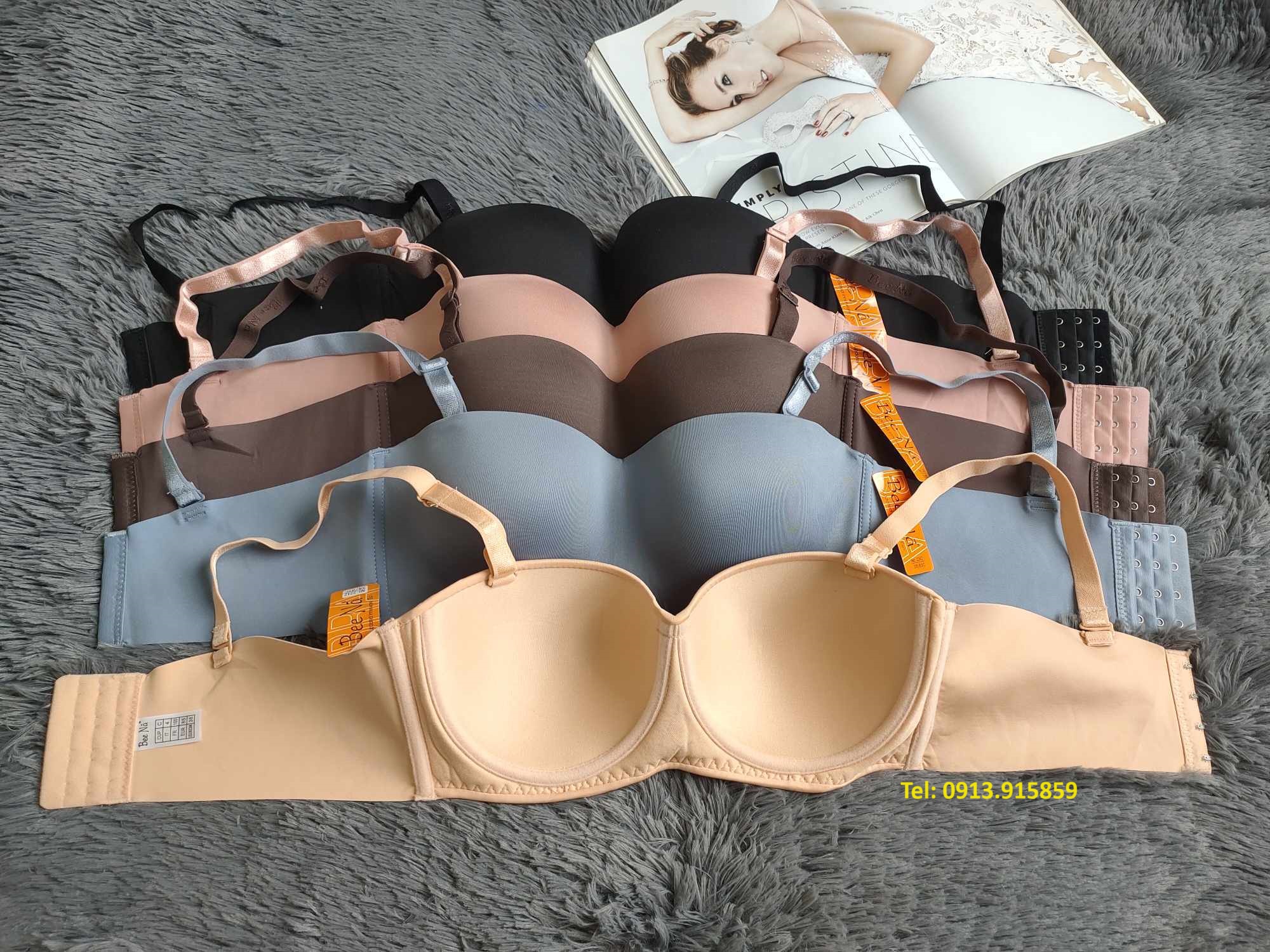 2242 - Áo ngực cúp ngang bigsize hàng Thái.