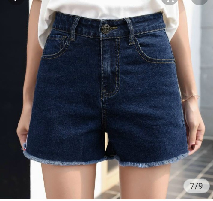 Quần đùi jean màu đậm TTSLA0346