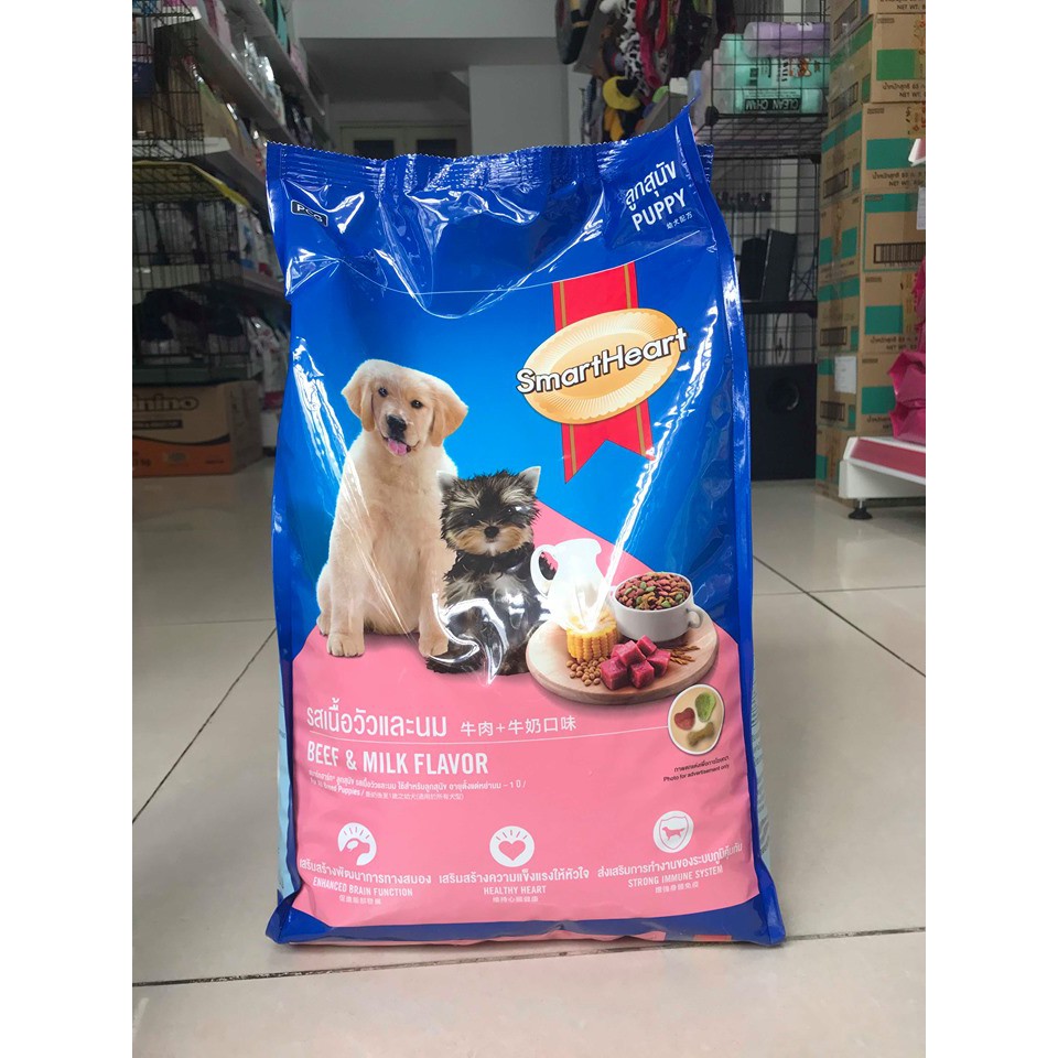 [HCM]THỨC ĂN CHO CHÓ CON SMARTHEART PUPPY - 3KG