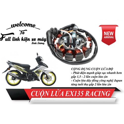Cuộn lửa exciter 135 racing