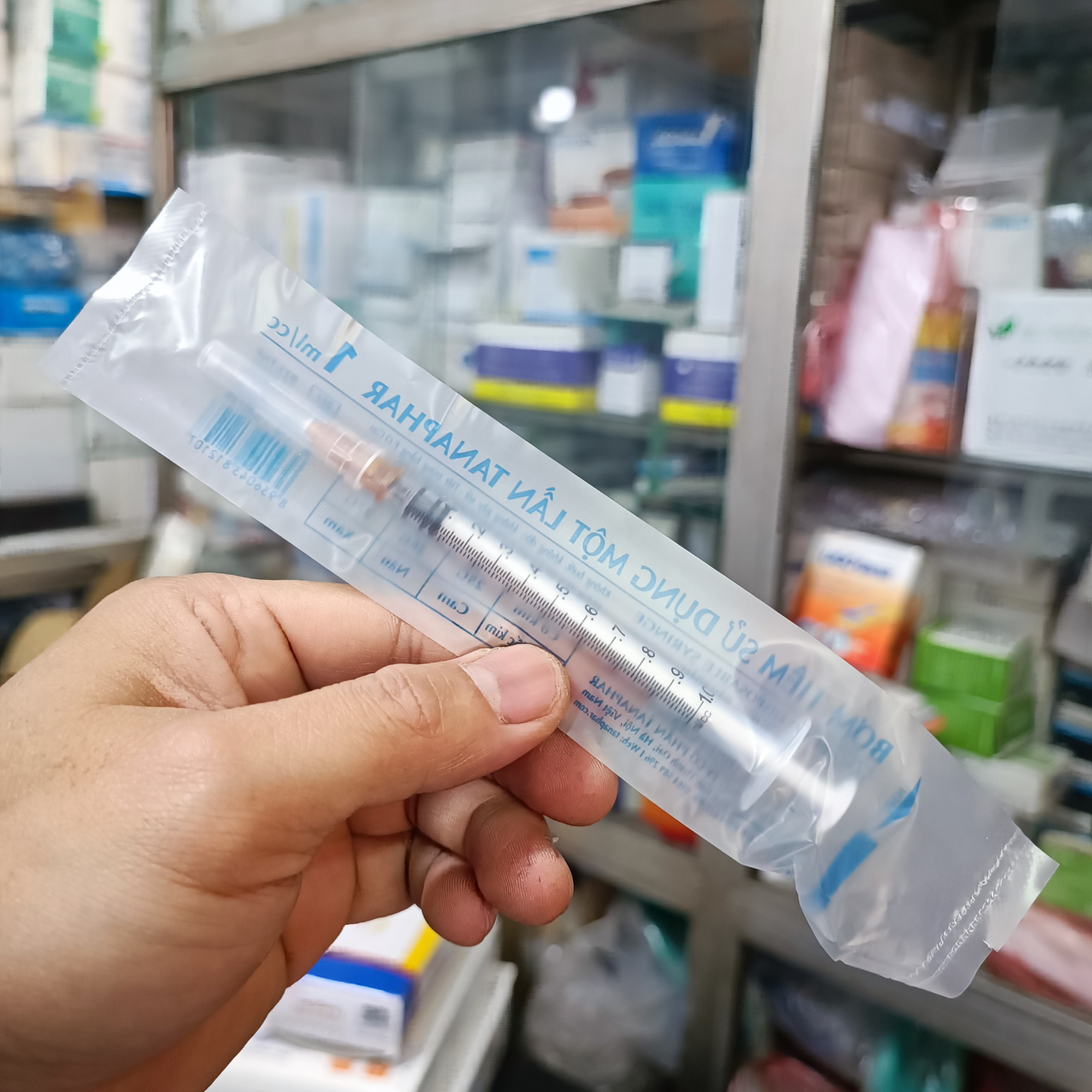 10 Bơm Tiêm 1ml 1cc 25G Sử Dụng 1 Lần