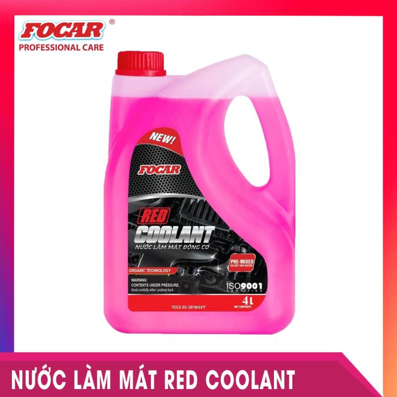 Nước làm mát màu đỏ Focar Red Coolant 4L - Công nghệ OAT
