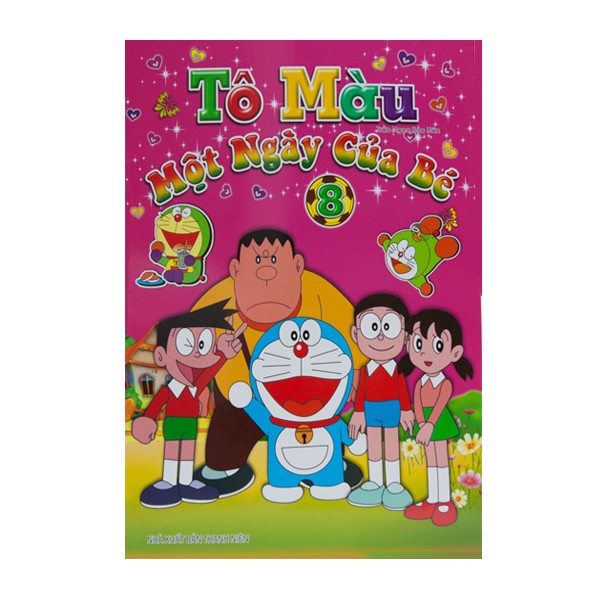 Sách - tô màu - một ngày của bé - tập 8 - 8935072898830