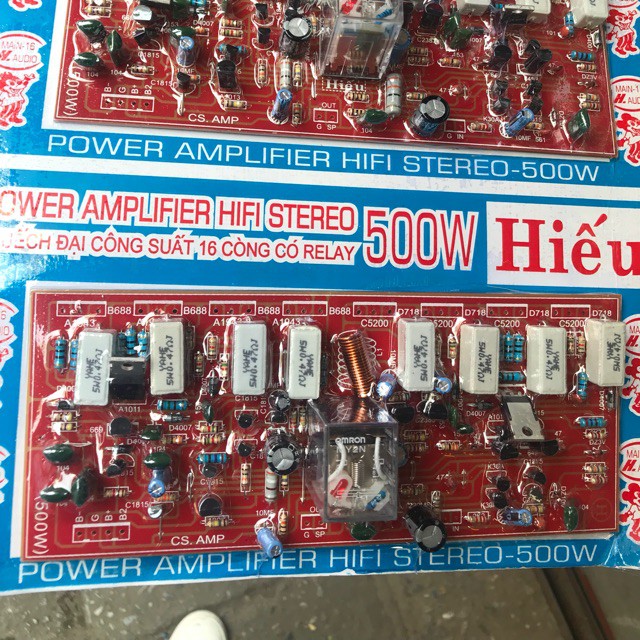 Hot-bo mạch công suất 500w của hiếu có rơ le