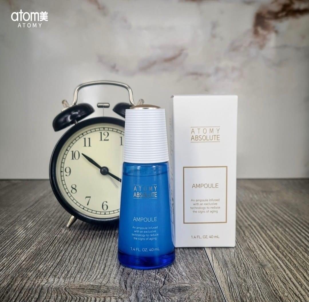 Tinh chất Tế bào gốc trẻ hóa da, tái tạo Collagen và phục hồi da căng bóng 50ml - Atomy absolute Cellactive ampoule - 애터미 앱솔루트 셀랙티브 앰플 - Атоми СеллАктив Ампула