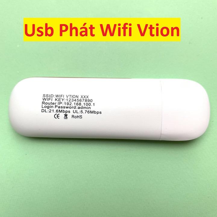 Usb 3g 4g phát wifi di động huawei vtion - usb vtion huawei kết nối liên tục bản ổn định - tặng kèm siêu sim 4g từ mường thanh royal