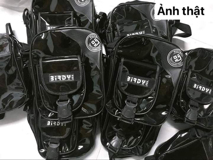 TÚI ĐEO CHÉO BIRDY NẮP DA BÓNG